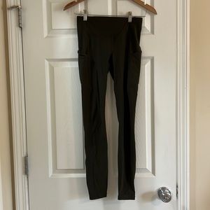 Hunter Green Lululemon Leggings with Pockets